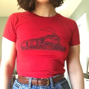 COPY - Vintage train graphic t-shirt